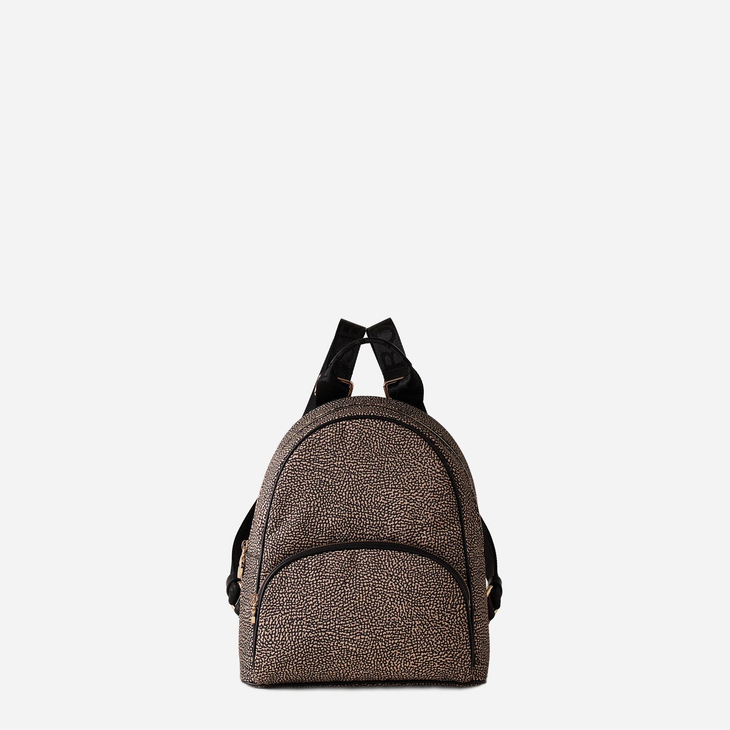 borbonese ZAINO MEDIUM OP NATURALE/NERO 