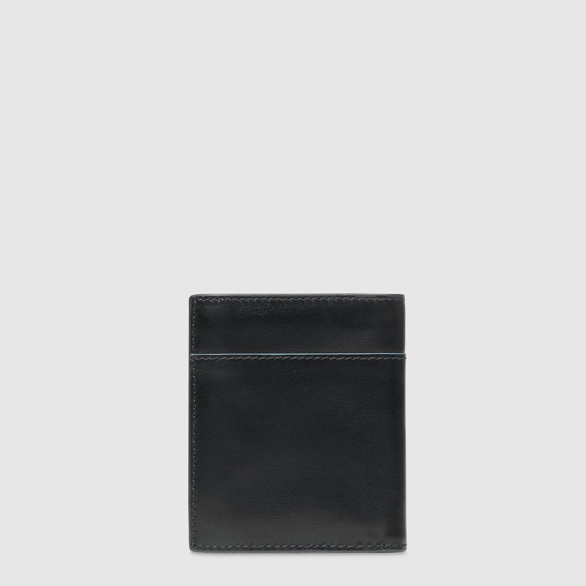 PIQUADRO Portafoglio uomo verticale in pelle, porta monete Nero 