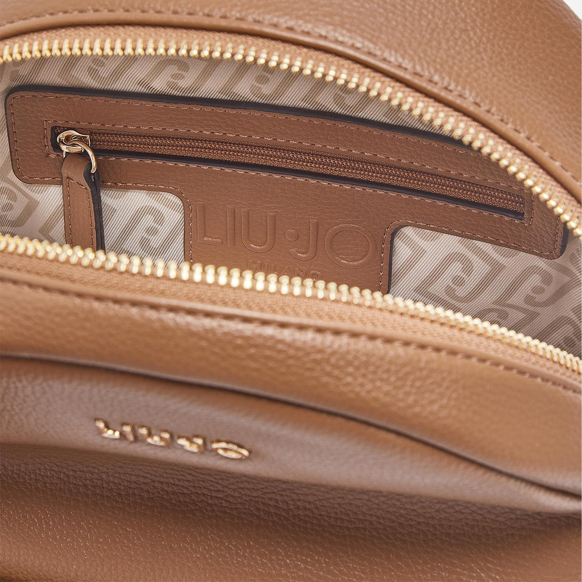 LIU JO Zaino medio con charm Cammello 
