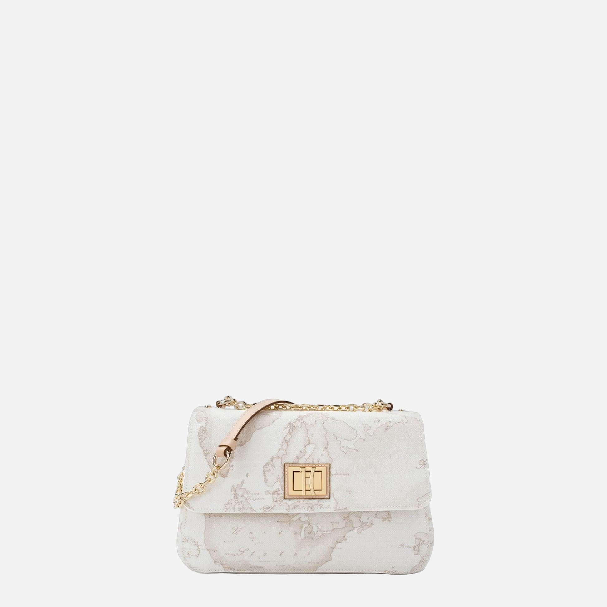 ALVIERO MARTINI Geo White tracolla con patta Geo White 