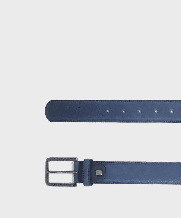 PIQUADRO Cintura uomo in pelle Blu 