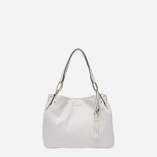 LIU JO Borsa a spalla media CREAM 