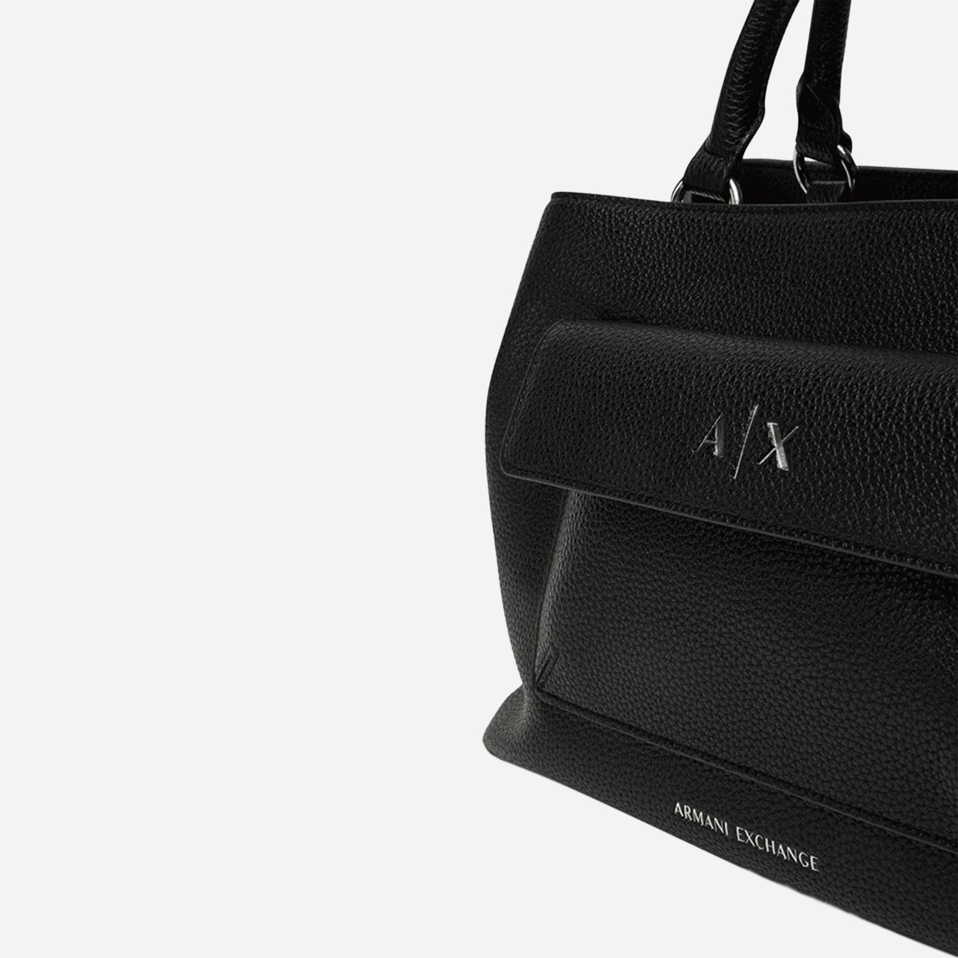 ARMANI EXCHANGE Borsa a mano media BLACK 