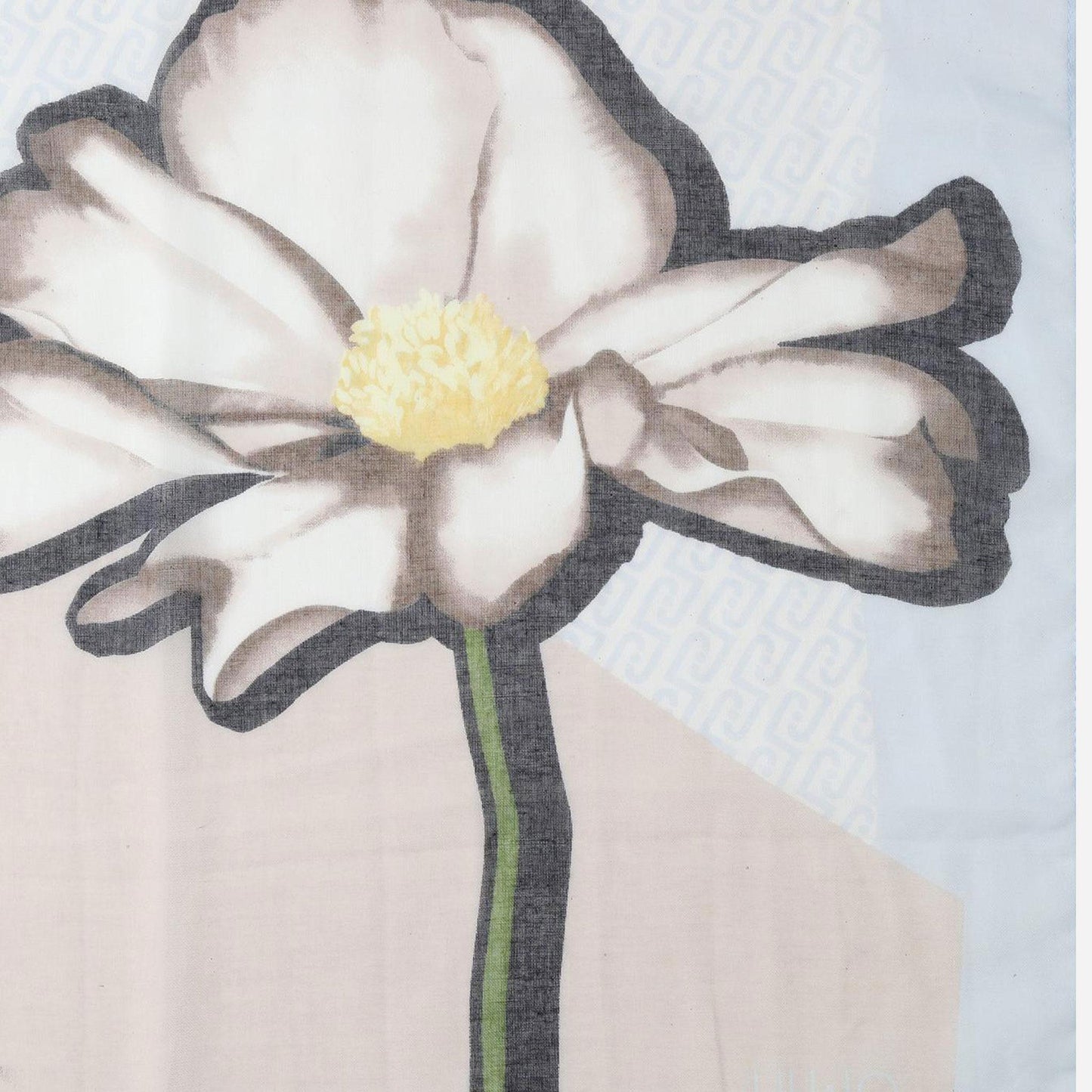 LIU JO Foulard grande colorblock LIGHT BLUE 