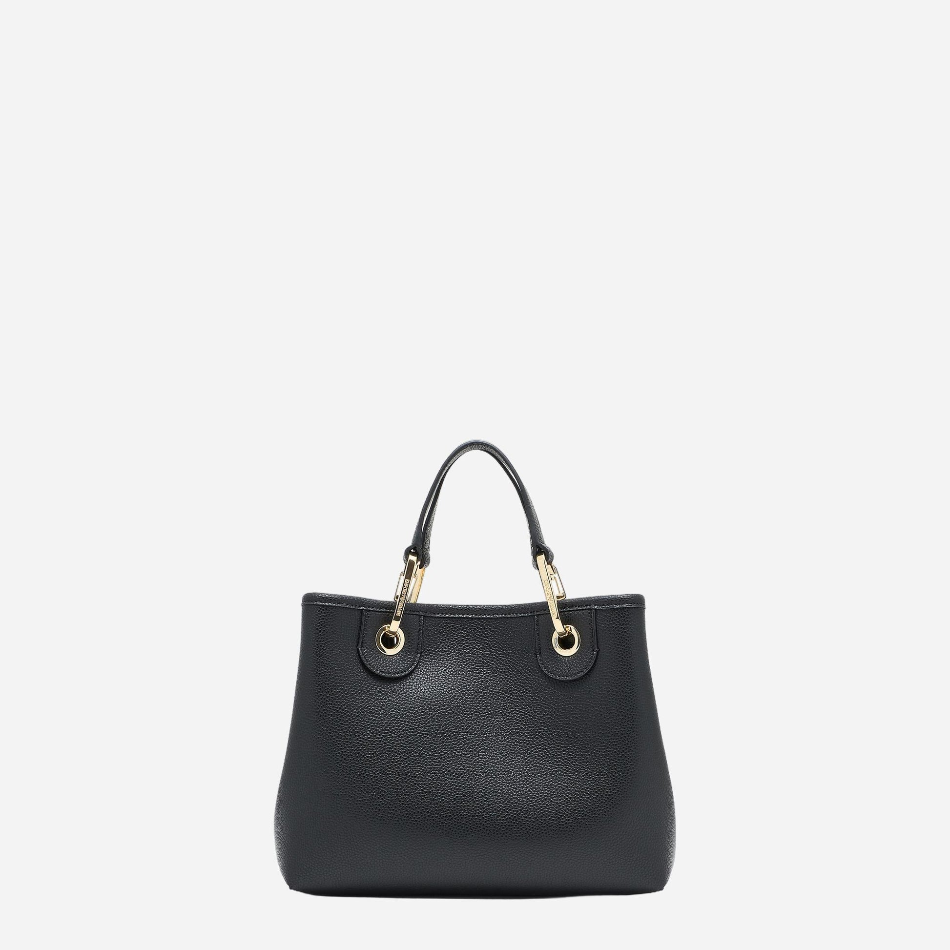 Emporio Armani SHOPPING BAG BLACK/ SILVER 