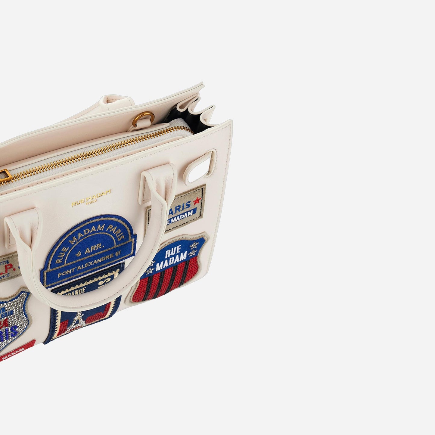 RUE MADAM ST. GERMAN MINI TOTE Off White 