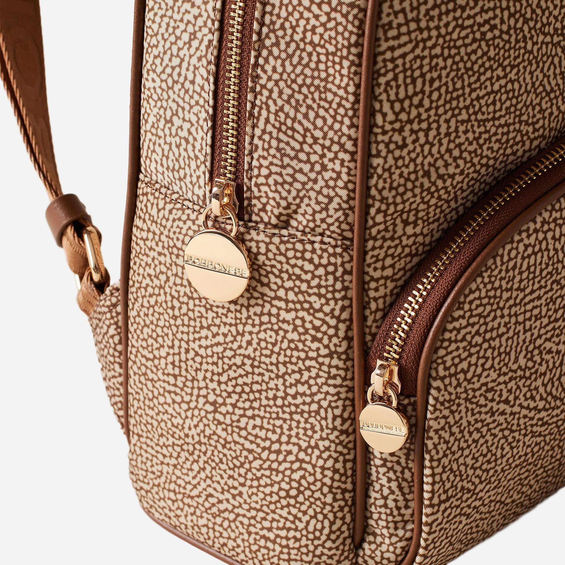 borbonese ZAINO MEDIUM Beige/marrone 