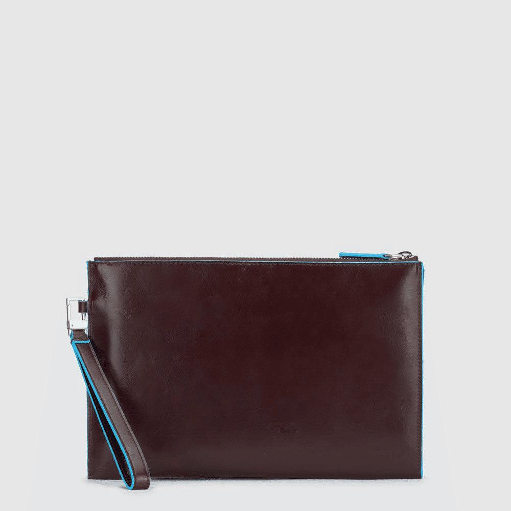 PIQUADRO Pochette uomo porta iPad®mini in pelle Mogano 