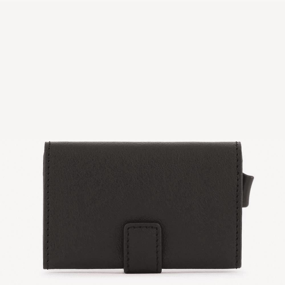 PIQUADRO Portacarte di credito in metallo Nero 