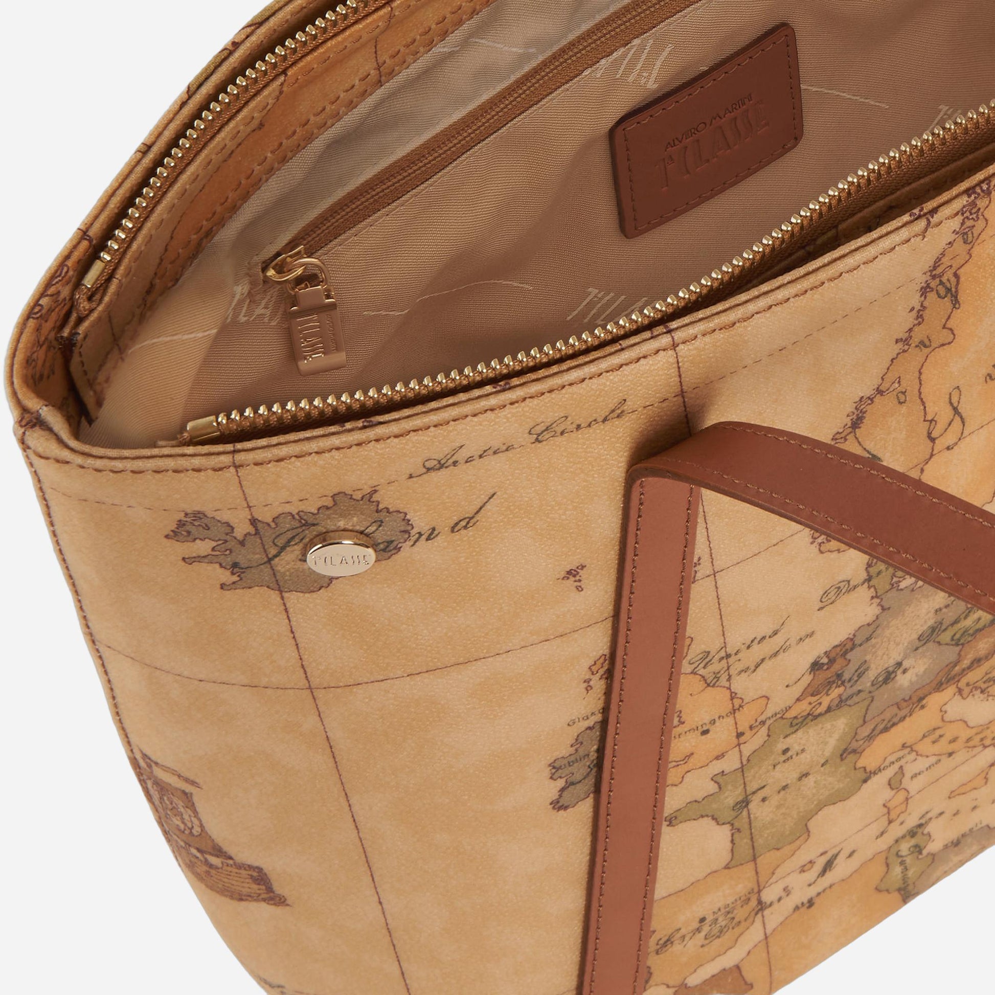 ALVIERO MARTINI Geo Classic Shopping bag con borchiette media Geo Classic 