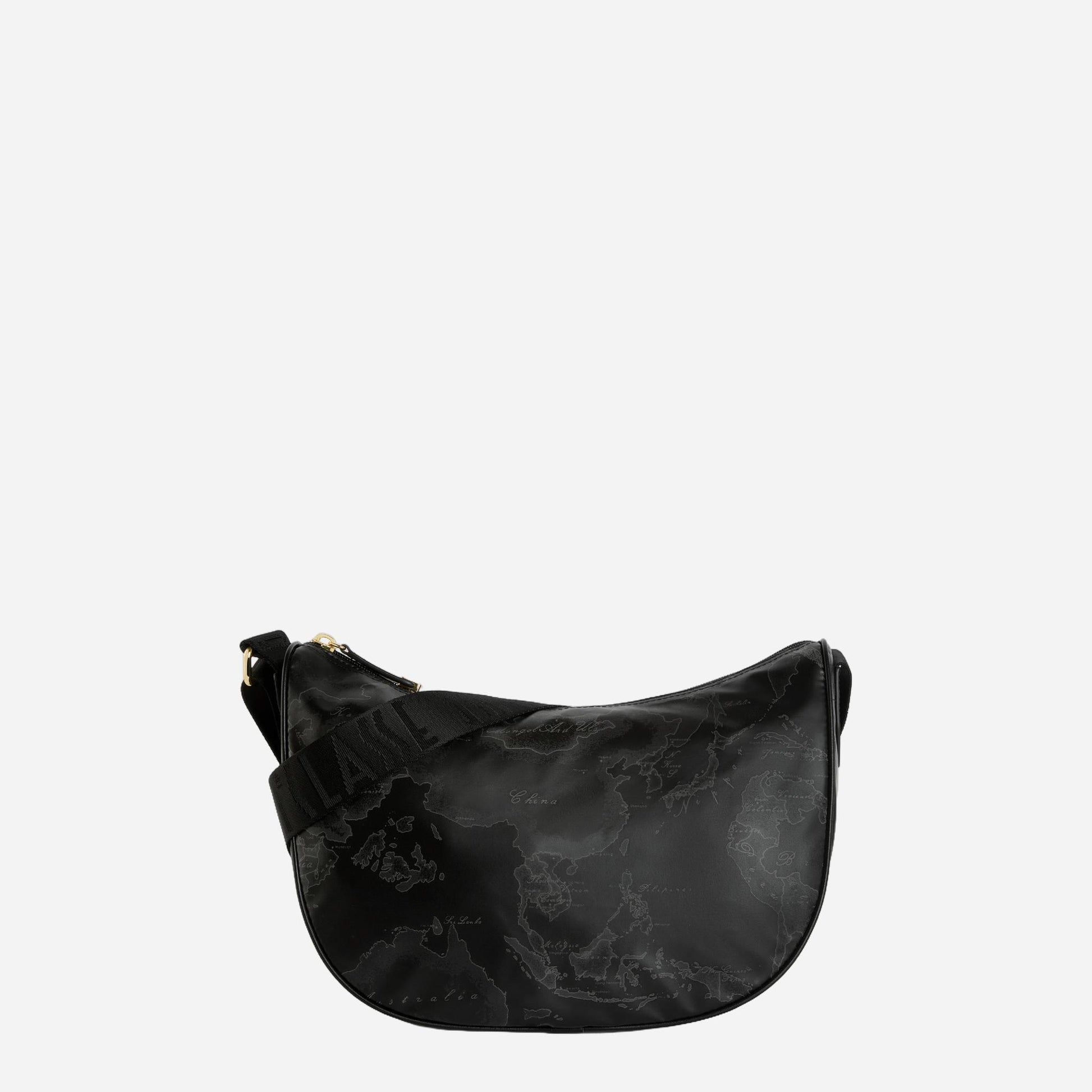 ALVIERO MARTINI Geo Soft Black tracolla a mezzaluna media Geo Black 