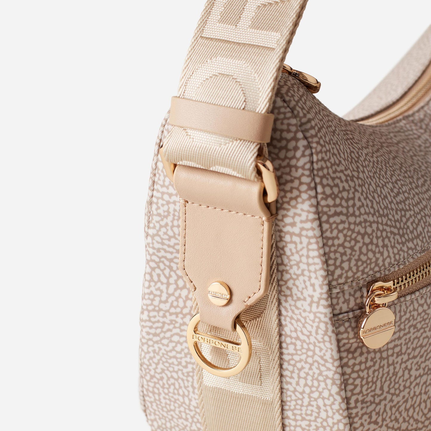borbonese ECO LINE LUNA BAG MIDDLE Sabbia 