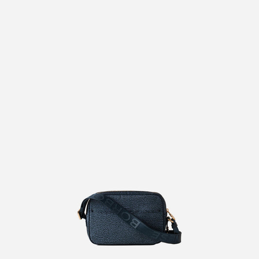borbonese CAMERA CASE SMALL Blu lapis 