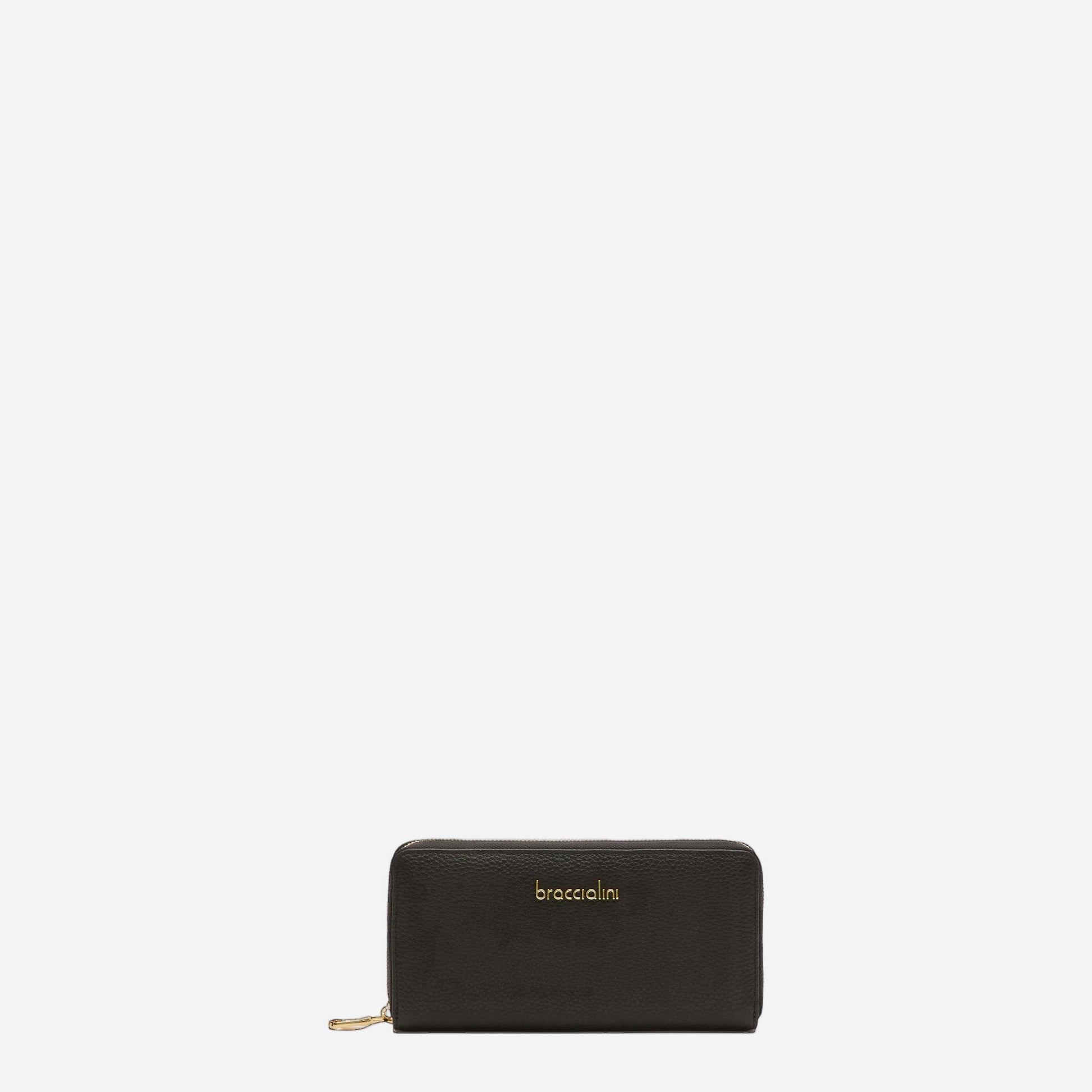 Braccialini PORTAFOGLIO BRACCIALINI BASIC PELLE Nero 