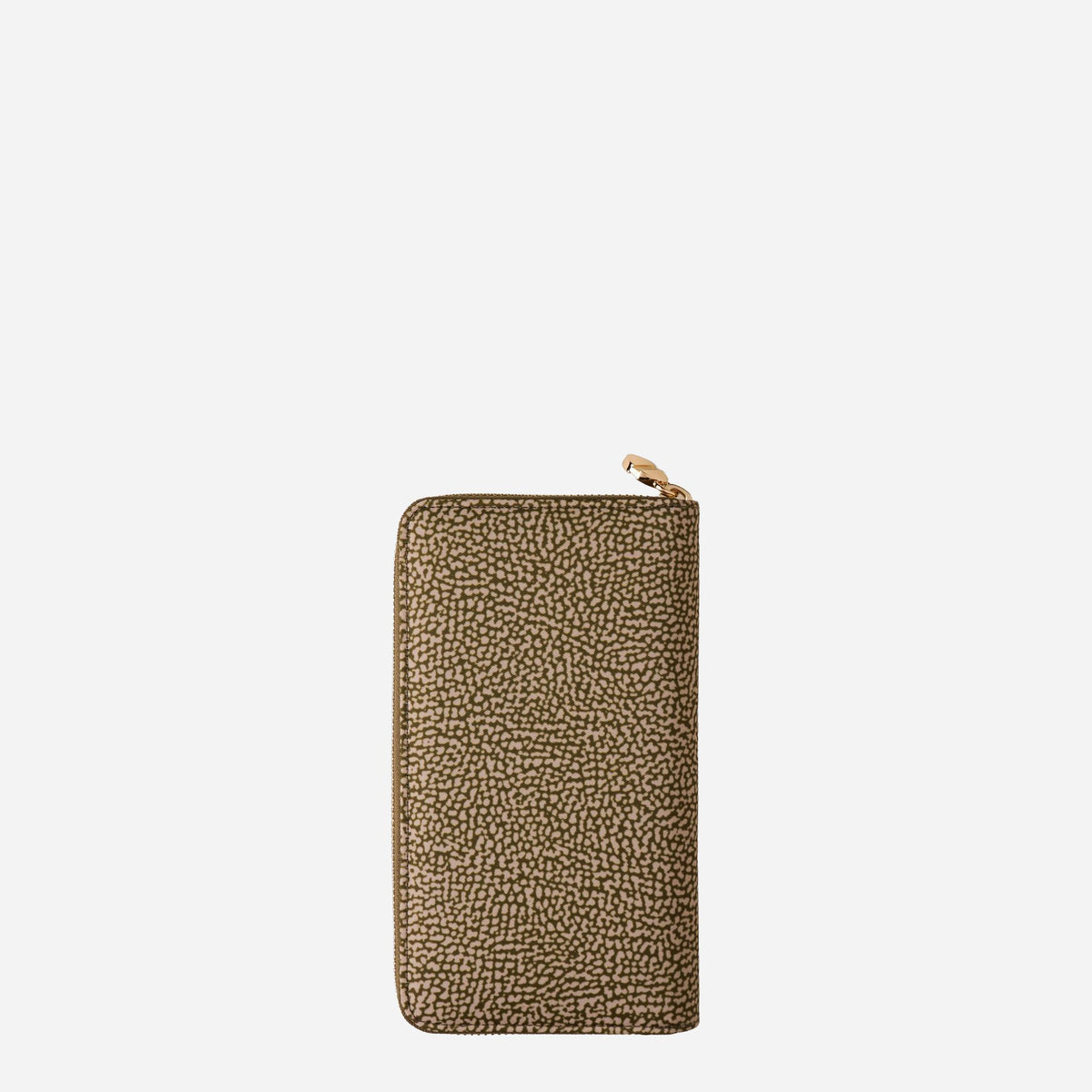 borbonese PORTAFOGLIO LARGE ZIP AROUND Olive 
