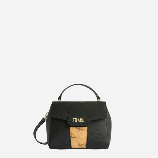 ALVIERO MARTINI Tracolla con patta Nero 