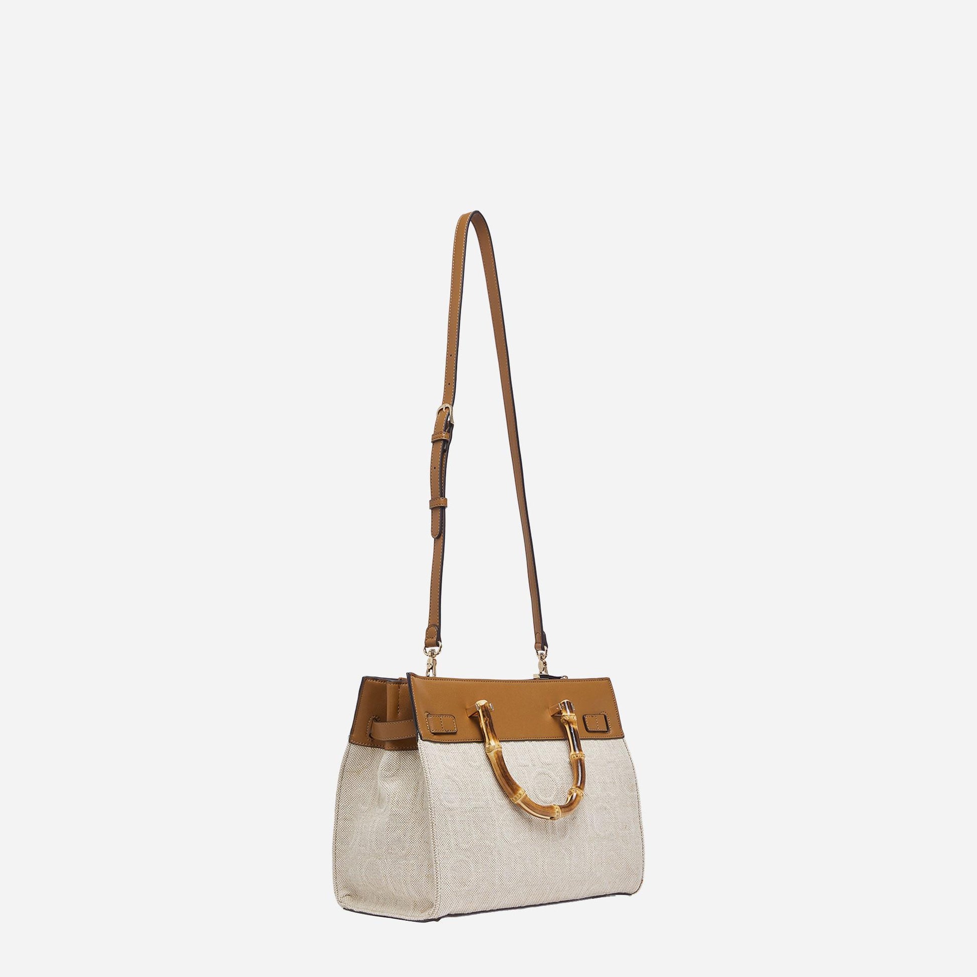 LIU JO Borsa media con charms Naturale 