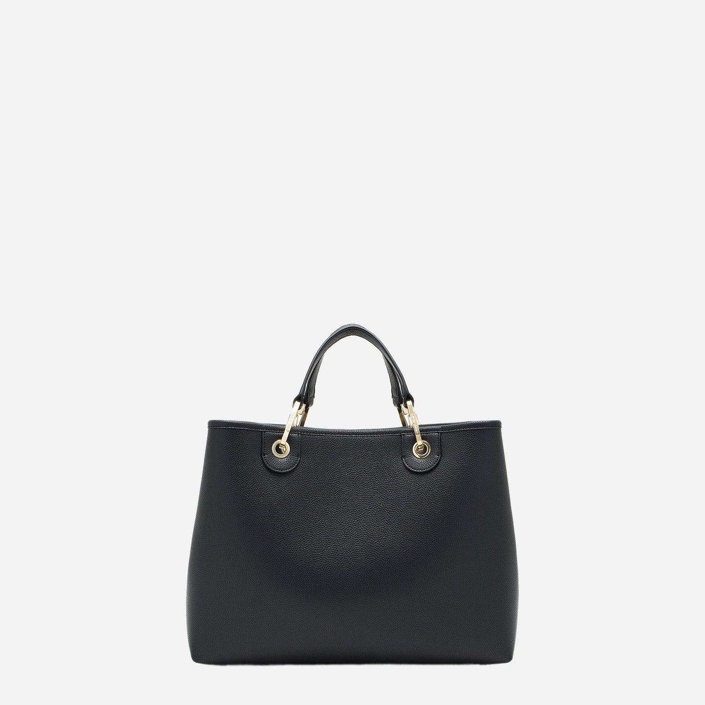 Emporio Armani SHOPPING BAG NERO/SILVER 