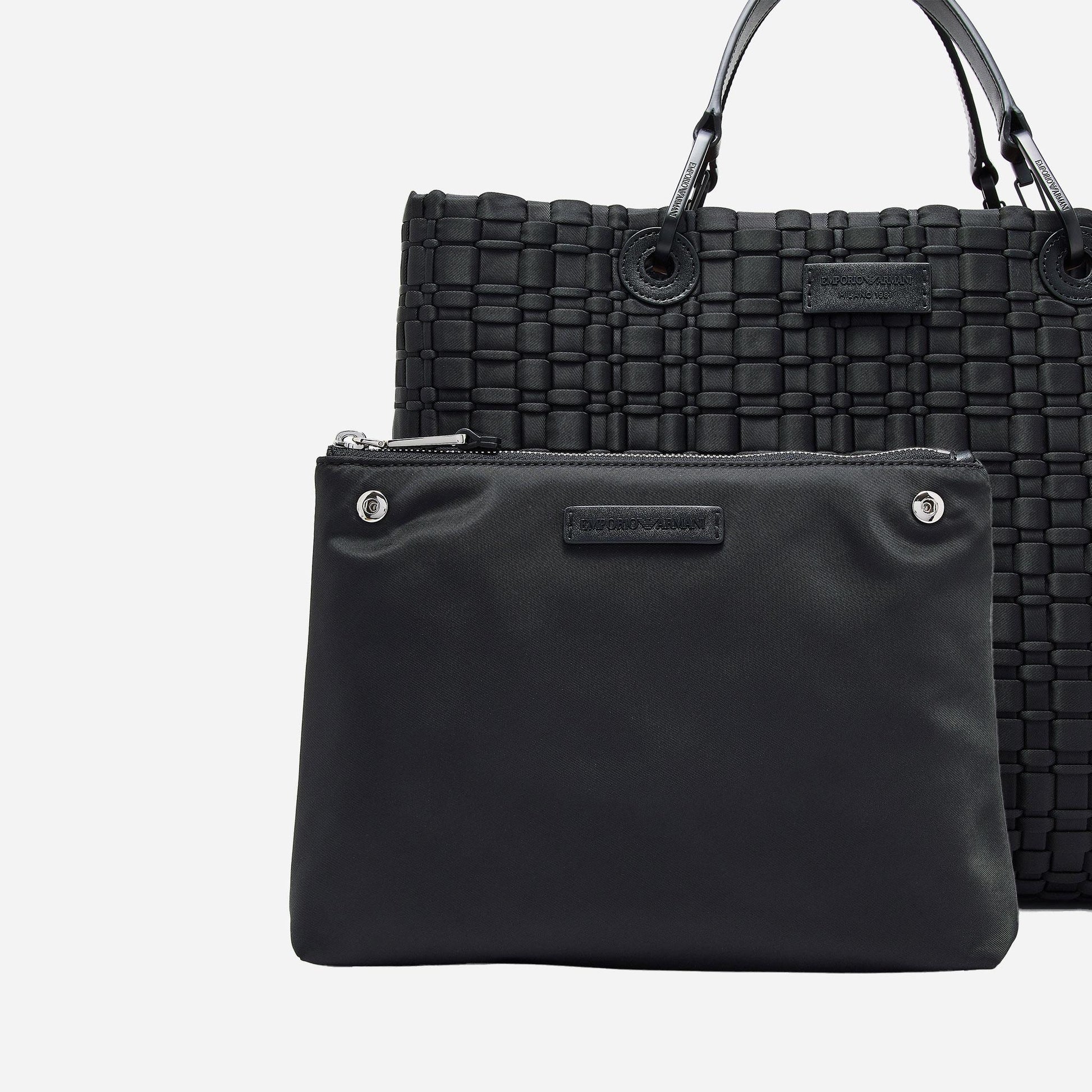 Emporio Armani SHOPPING BAG BLACK BEAUTY 