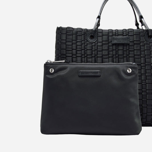 Emporio Armani SHOPPING BAG BLACK BEAUTY 