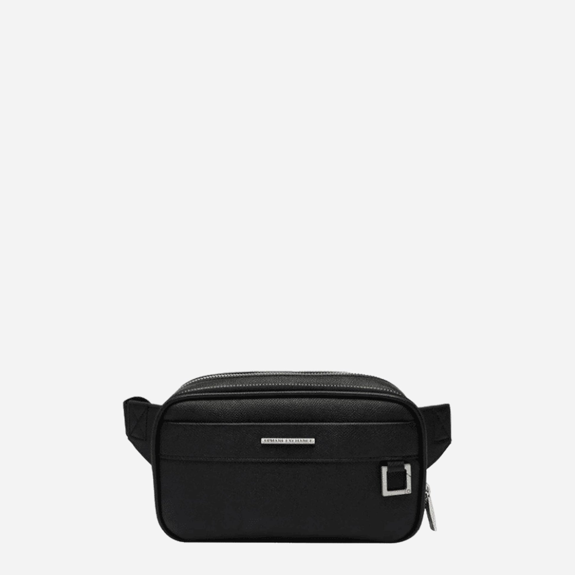 ARMANI EXCHANGE Marsupio zip resistente BLACK 