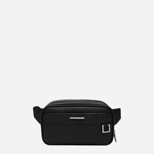 ARMANI EXCHANGE Marsupio zip resistente BLACK 