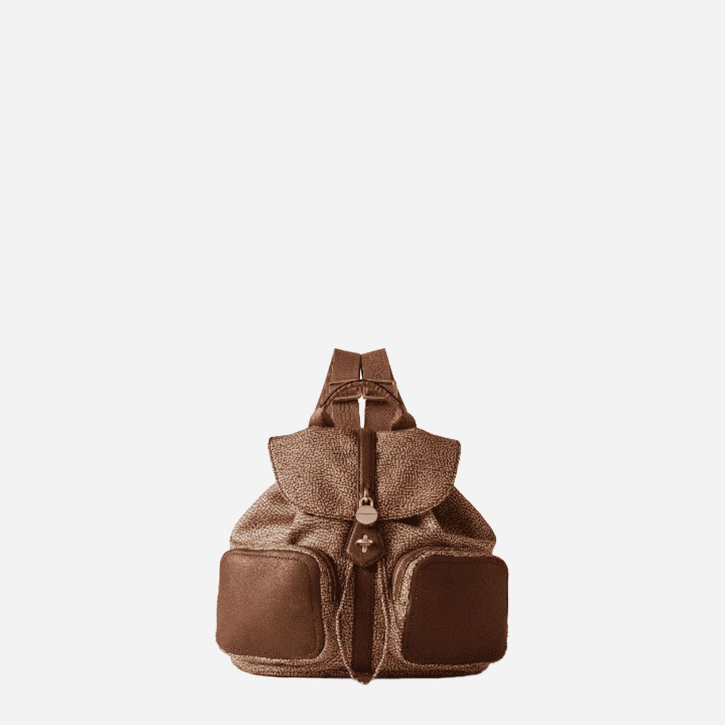 borbonese GEMINI ZAINO MEDIUM Beige/marrone 