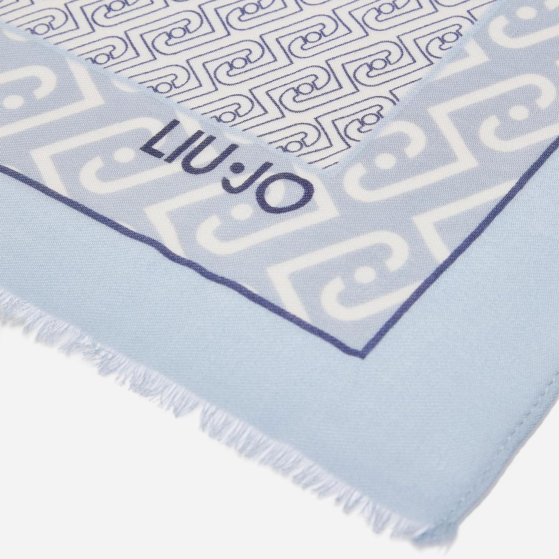 LIU JO Stola animalier Dusty blue 