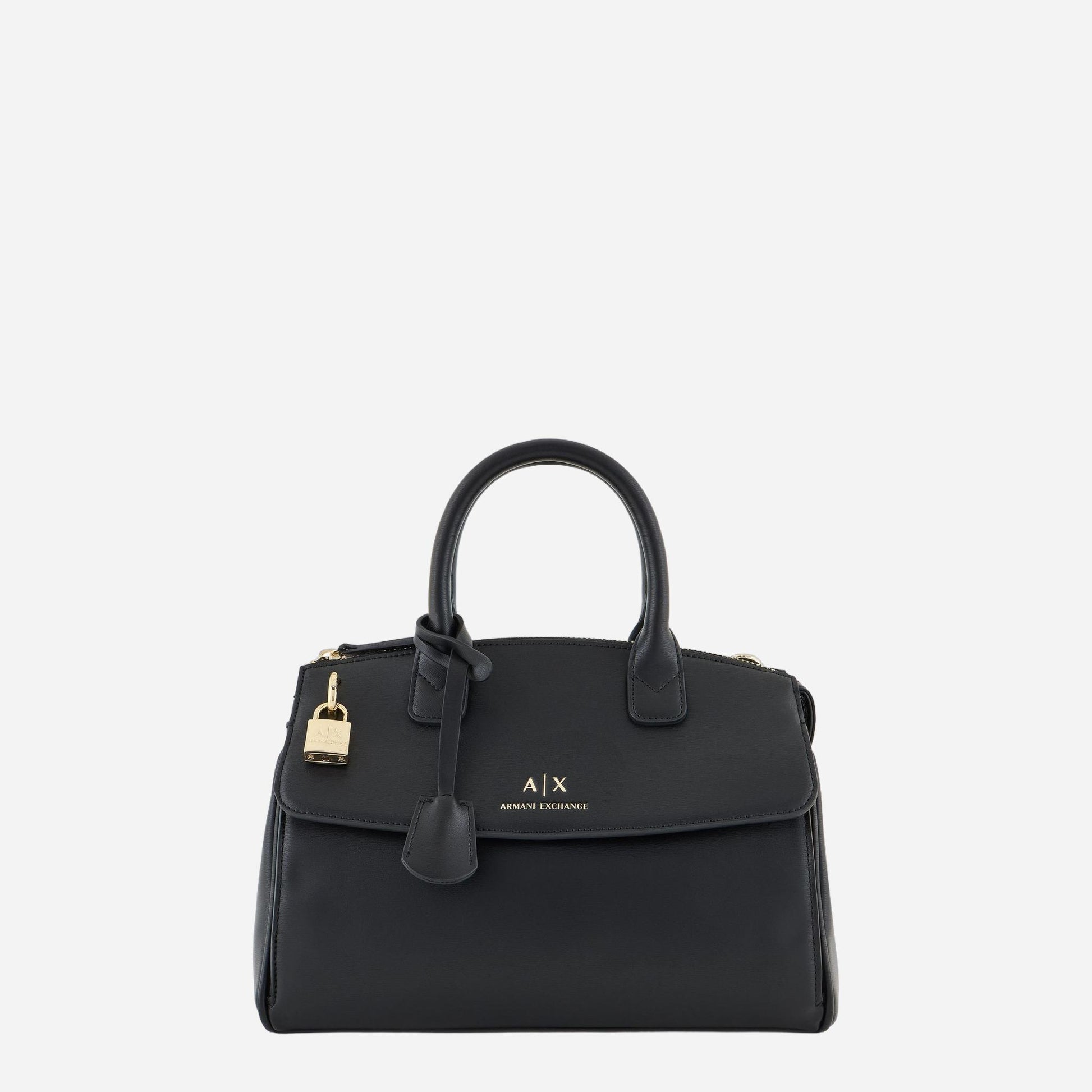 ARMANI EXCHANGE Borsa a mano in ecopelle BLACK 