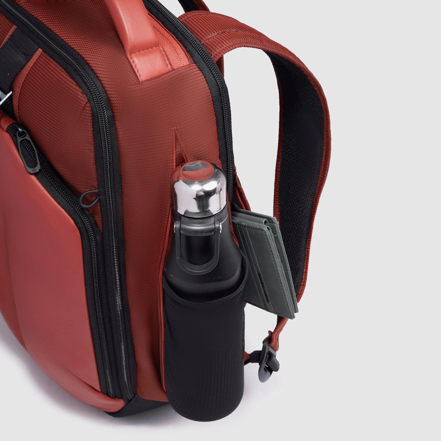 PIQUADRO Zaino porta PC 14'' Arancione 