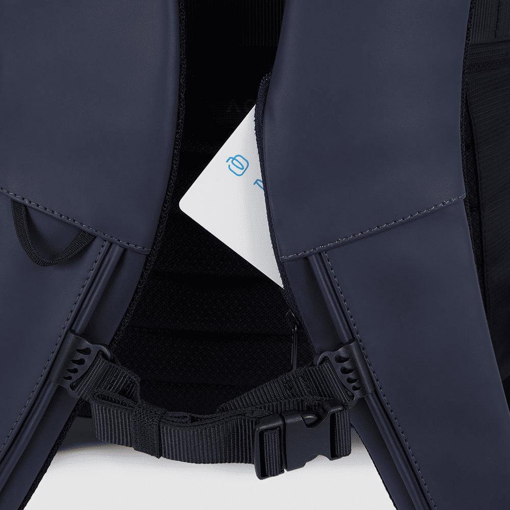 PIQUADRO Zaino roll-top per PC e iPad® Nero 