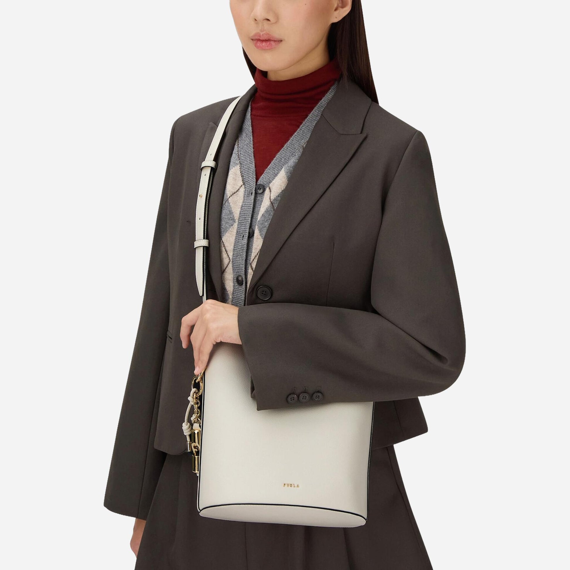 FURLA Furla Roxie Borsa A Secchiello S Panna 