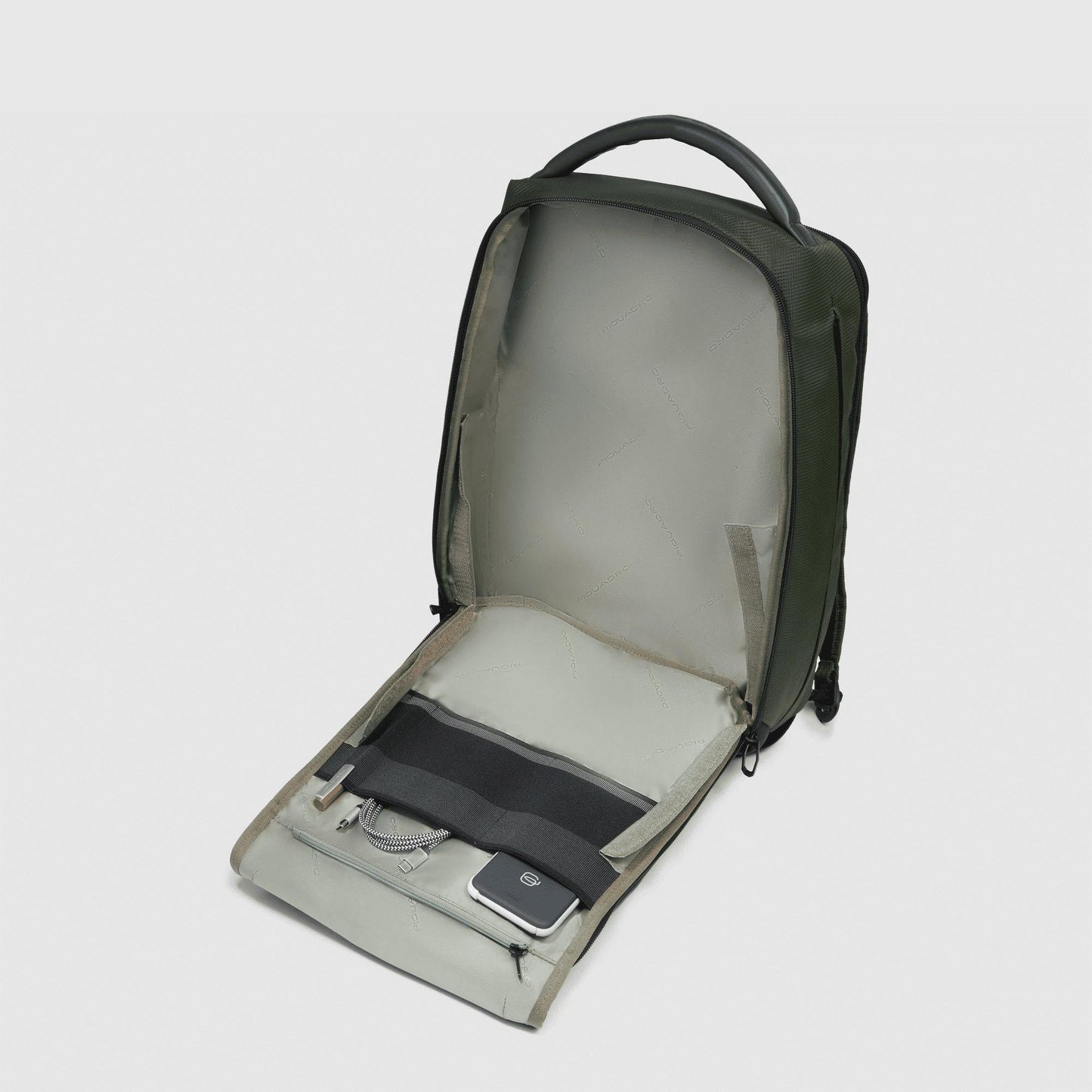 PIQUADRO Zaino porta PC 15,6' Verde 