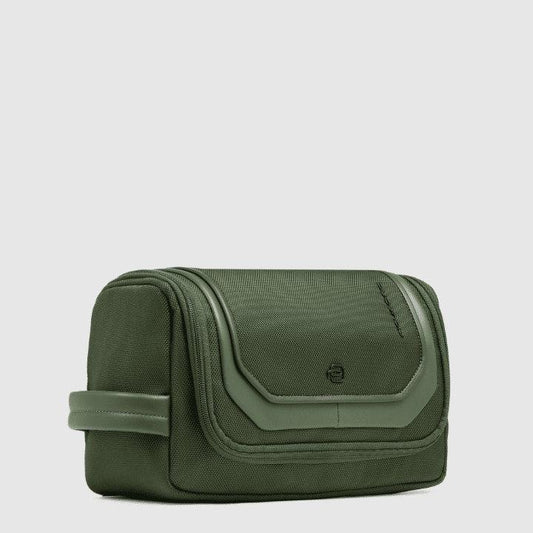 PIQUADRO Beauty in pelle e tessuto Verde 