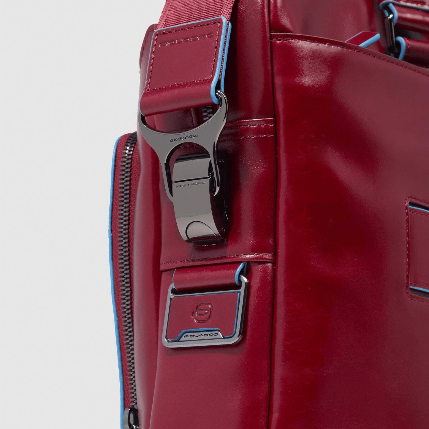 PIQUADRO Cartella sottile per computer e iPad®Pro 12,9" Rosso 