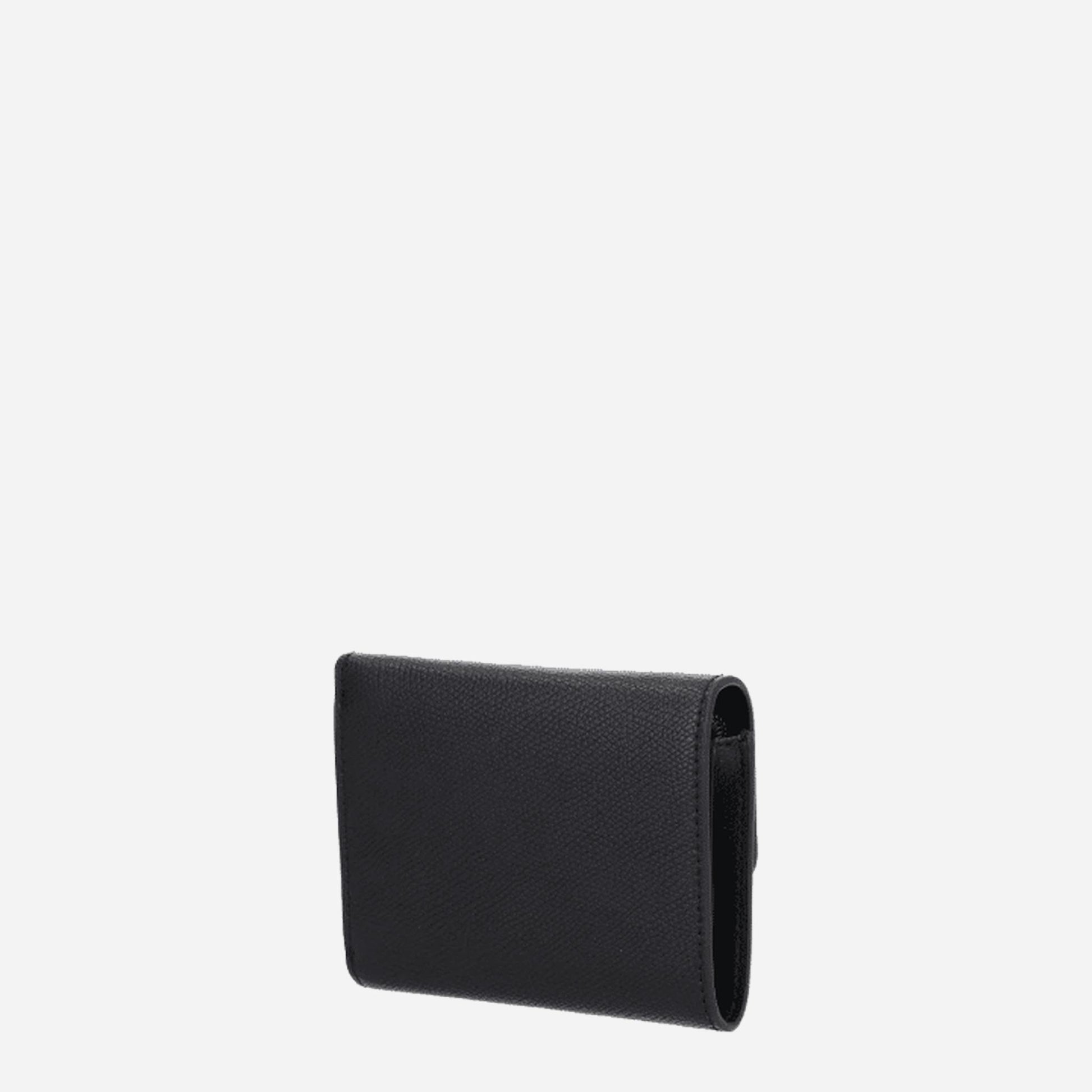 ARMANI EXCHANGE Portafoglio piccolo in pelle sintetica BLACK 