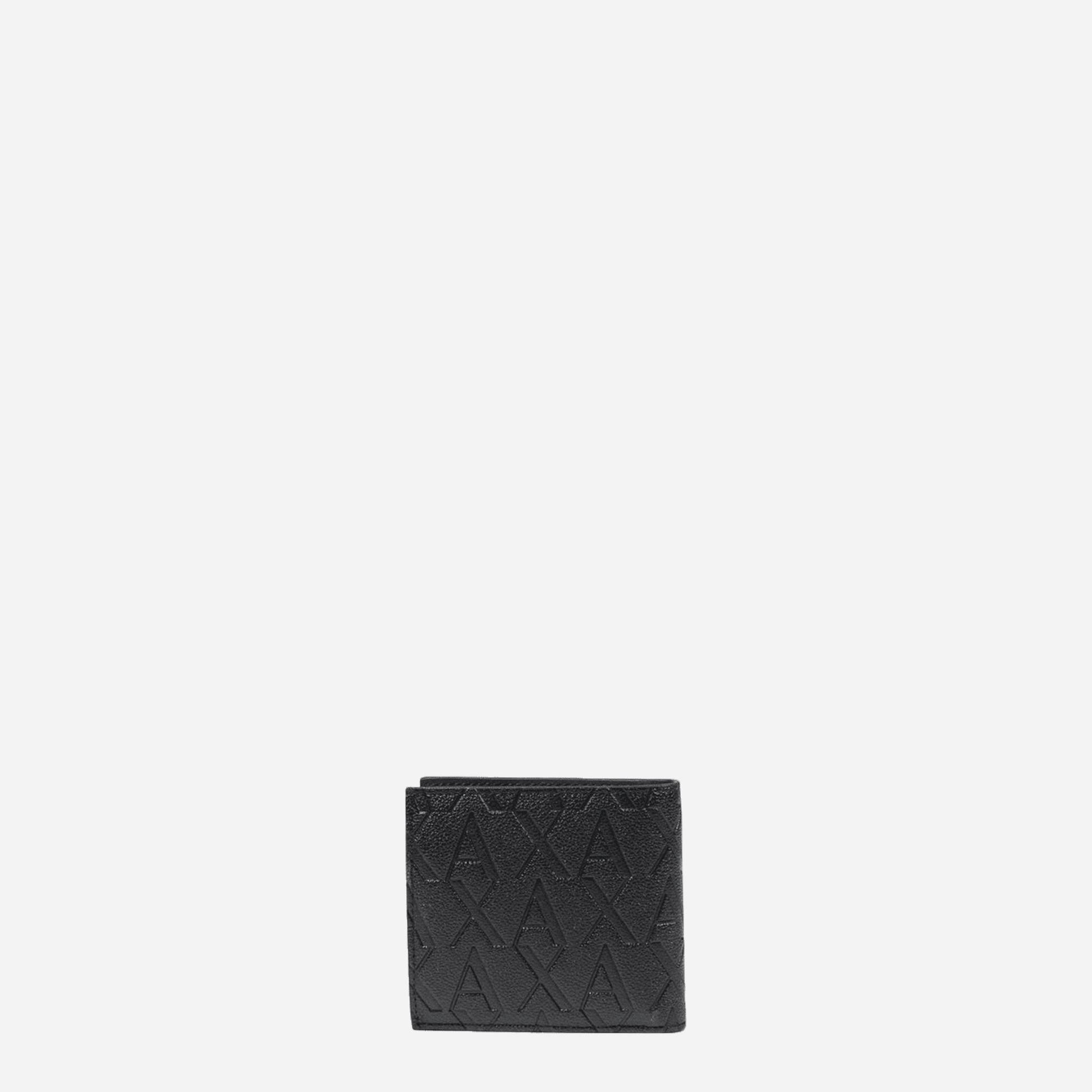 ARMANI EXCHANGE Portafoglio uomo sintetico BLACK 