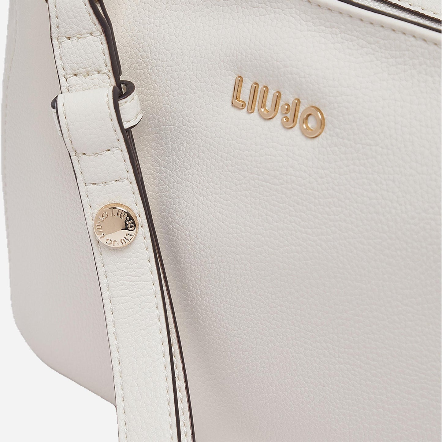 LIU JO Borsa media con charm Cammello 