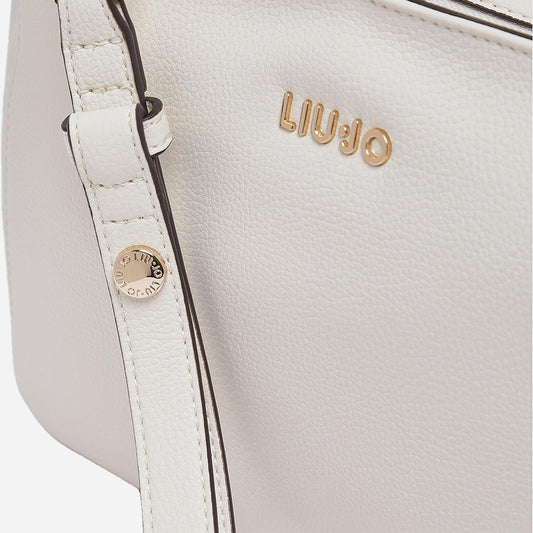 LIU JO Borsa media con charm Cammello 