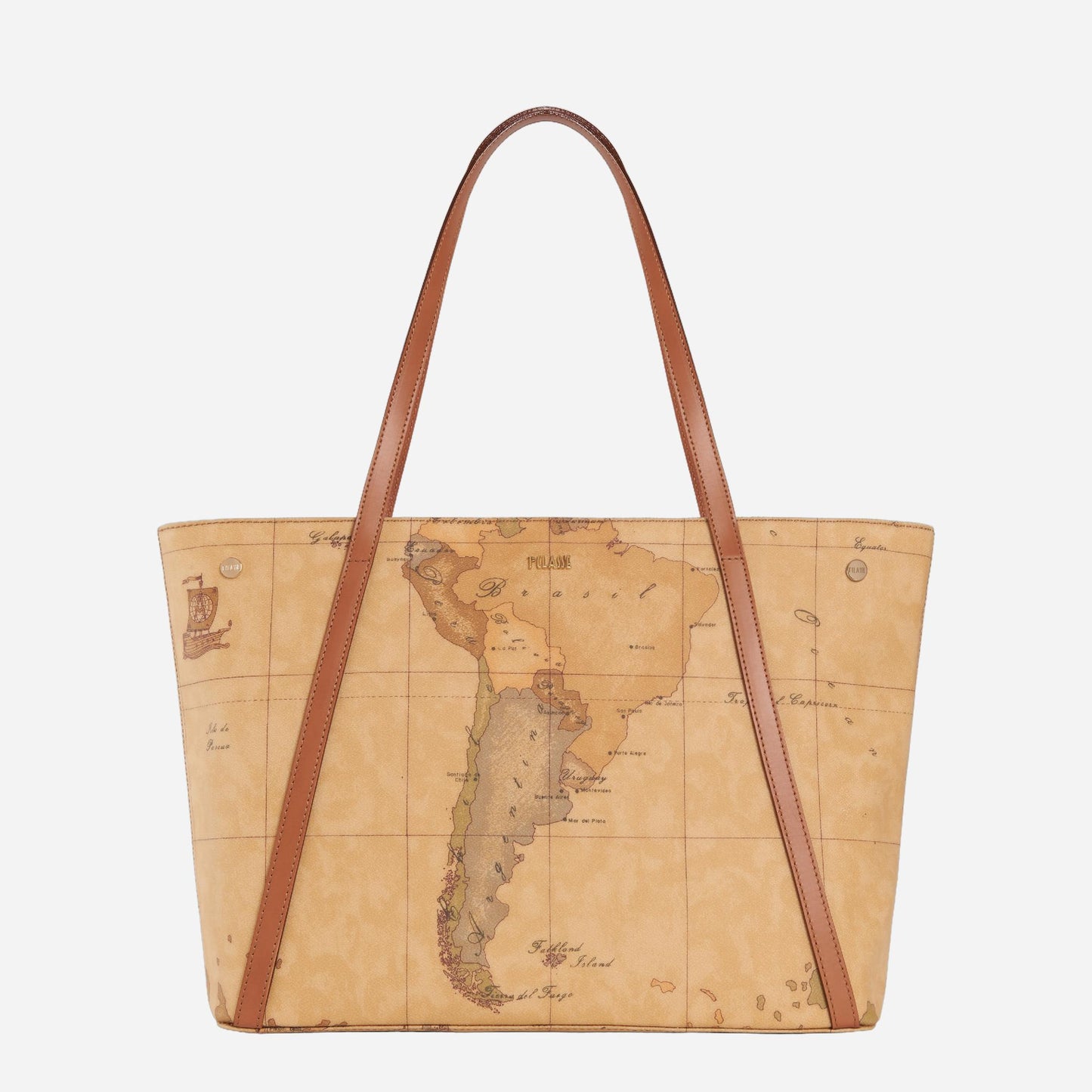 ALVIERO MARTINI Geo Classic Shopping bag con borchiette grande Geo Classic 