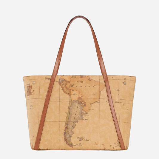 ALVIERO MARTINI Geo Classic Shopping bag con borchiette grande Geo Classic 