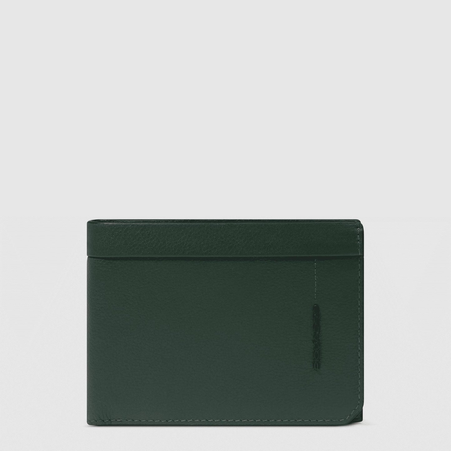 PIQUADRO Portafogli uomo in pelle con portamonete Verde 