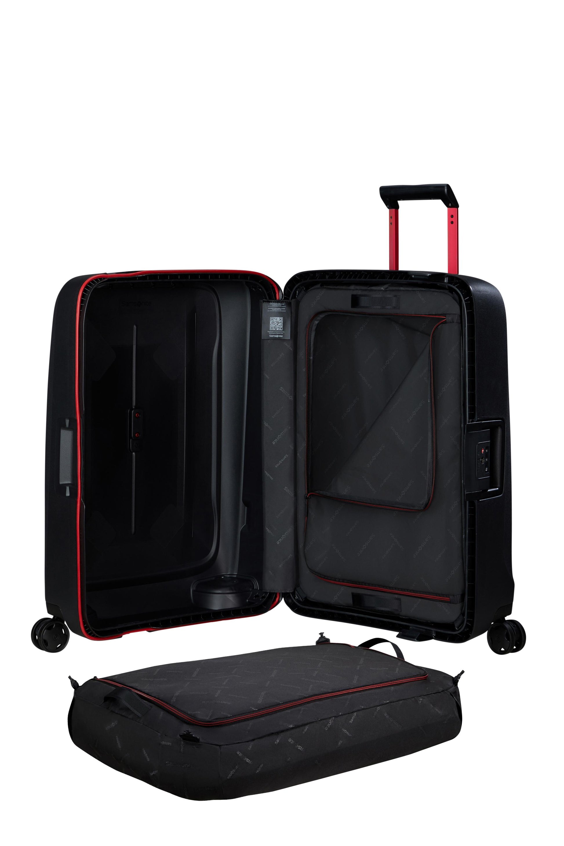 Samsonite ESSENS Trolley Medio CHARCOAL/RED 