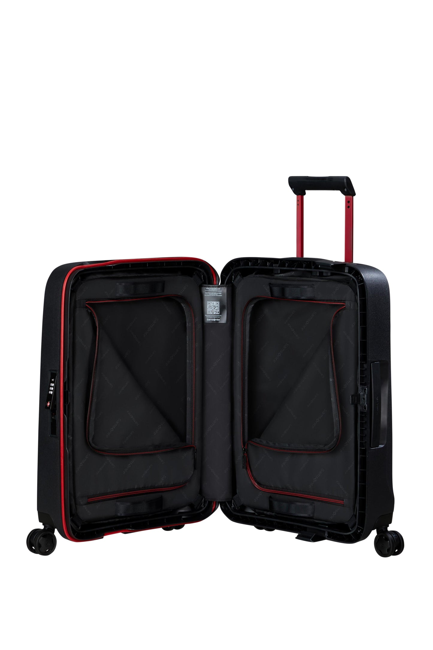 Samsonite ESSENS Trolley Cabina CHARCOAL/RED 