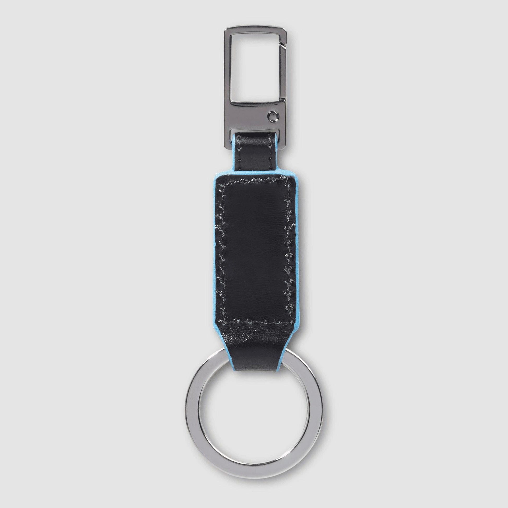 PIQUADRO Portachiavi in pelle Nero 