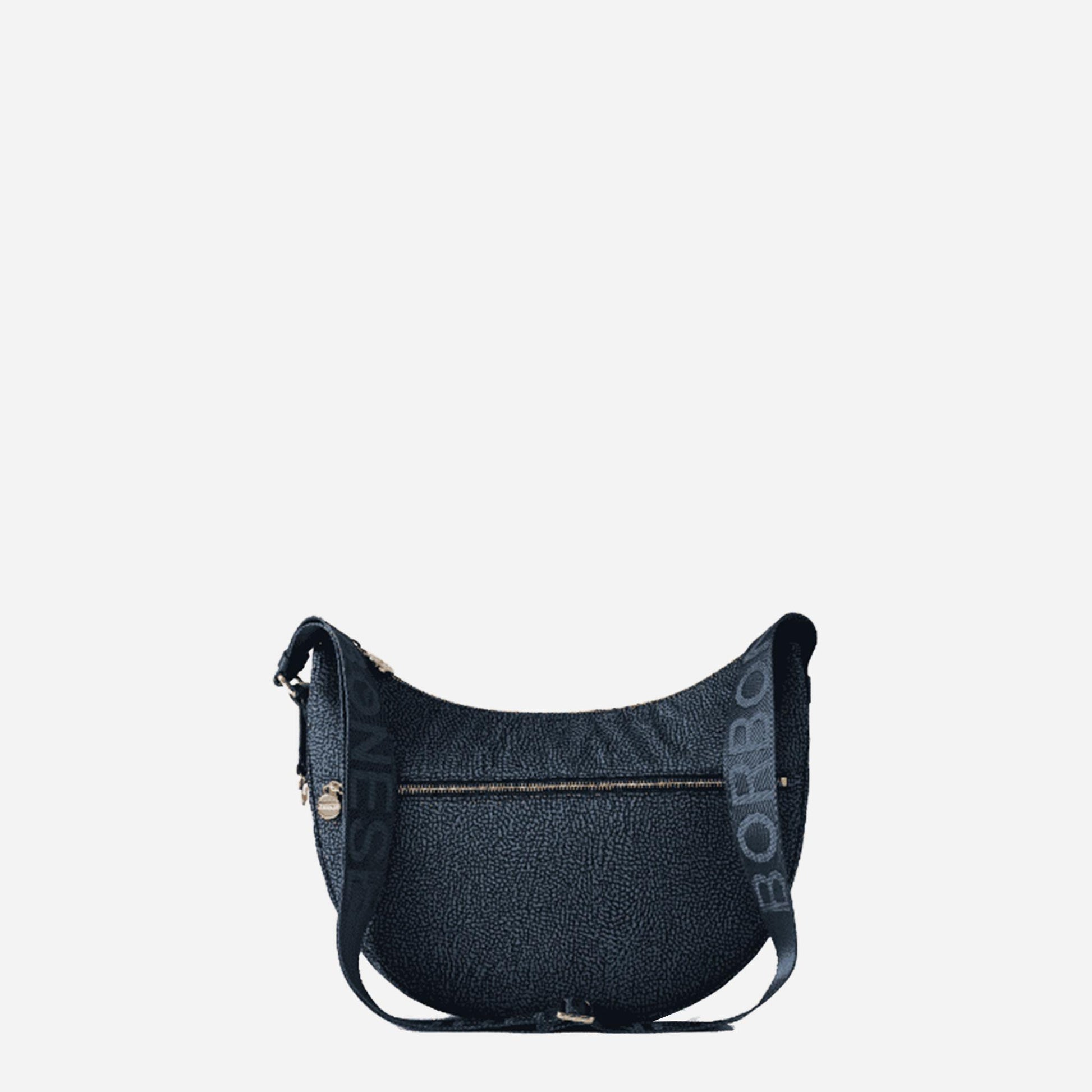 borbonese ECO LINE LUNA BAG MIDDLE Blu lapis 