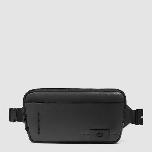 PIQUADRO Marsupio uomo in pelle Nero 