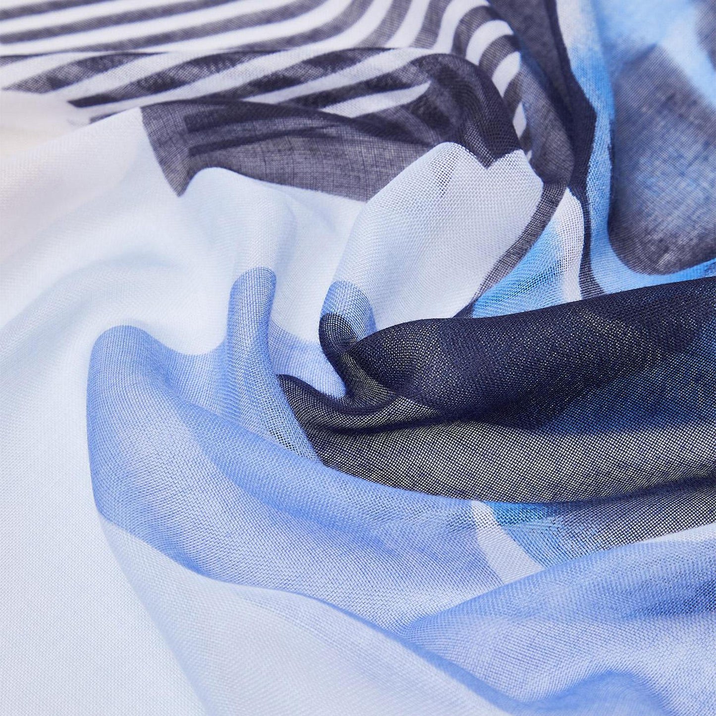 LIU JO Foulard grande colorblock LIGHT BLUE 