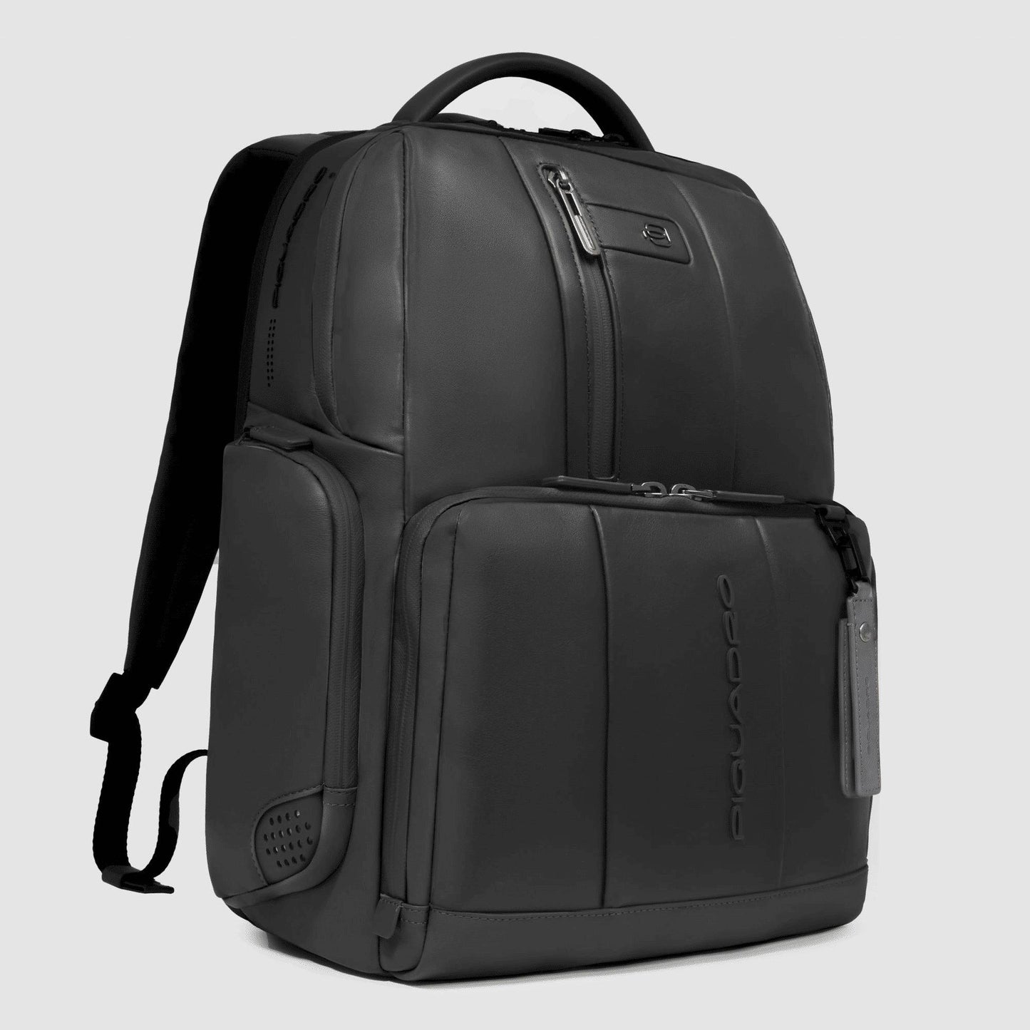 PIQUADRO Zaino fast-check per PC e iPad® con cavo antifurto Nero 