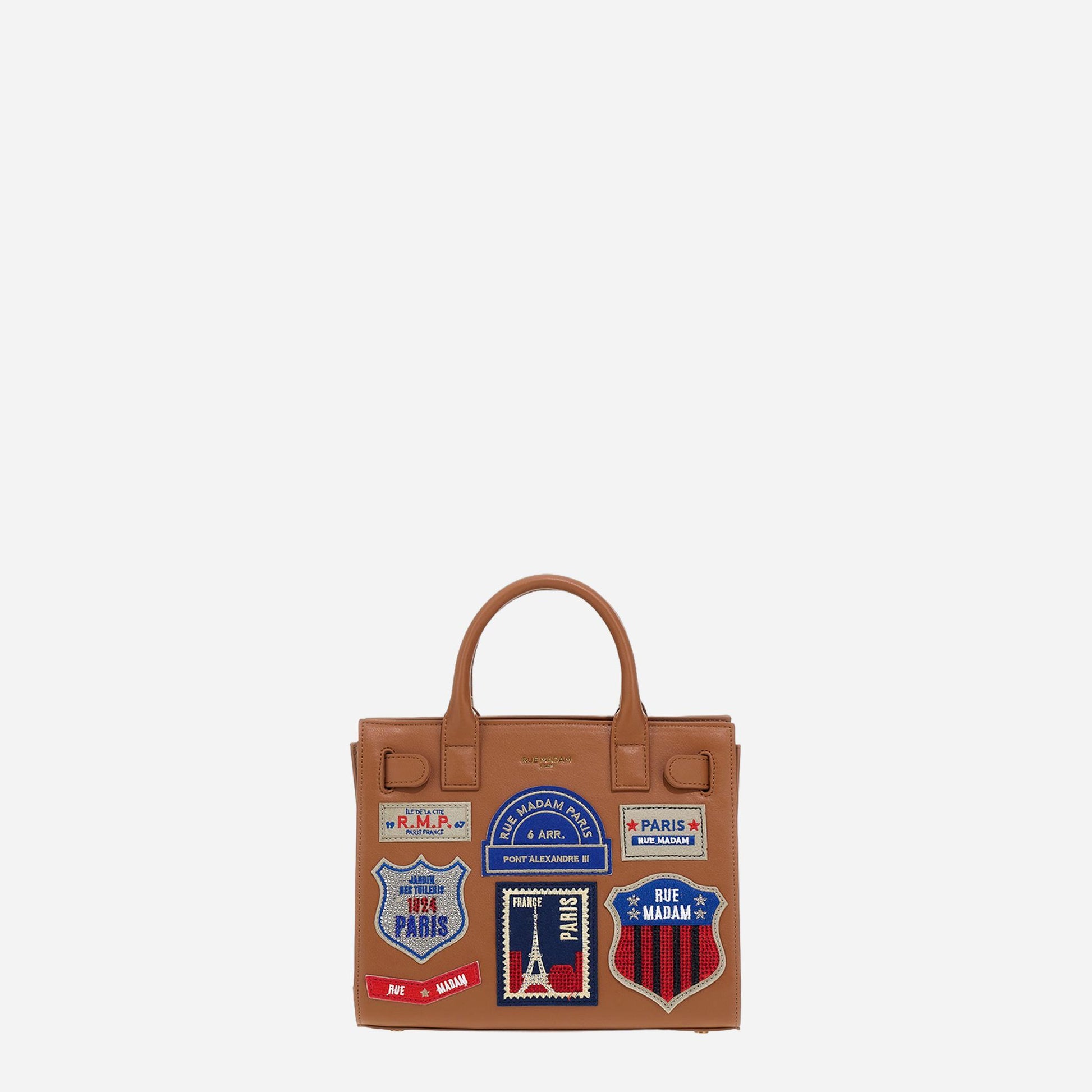 RUE MADAM ST. GERMAN MINI TOTE Cognac 
